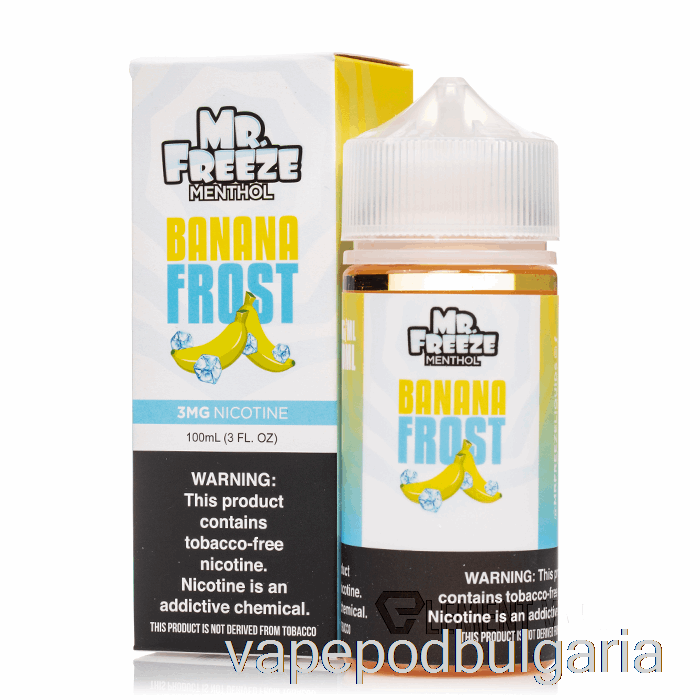 Vape Течности Banana Frost - Mr Freeze - 100ml 0mg